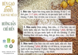Bún gạo jimmy thùng 16 gói
