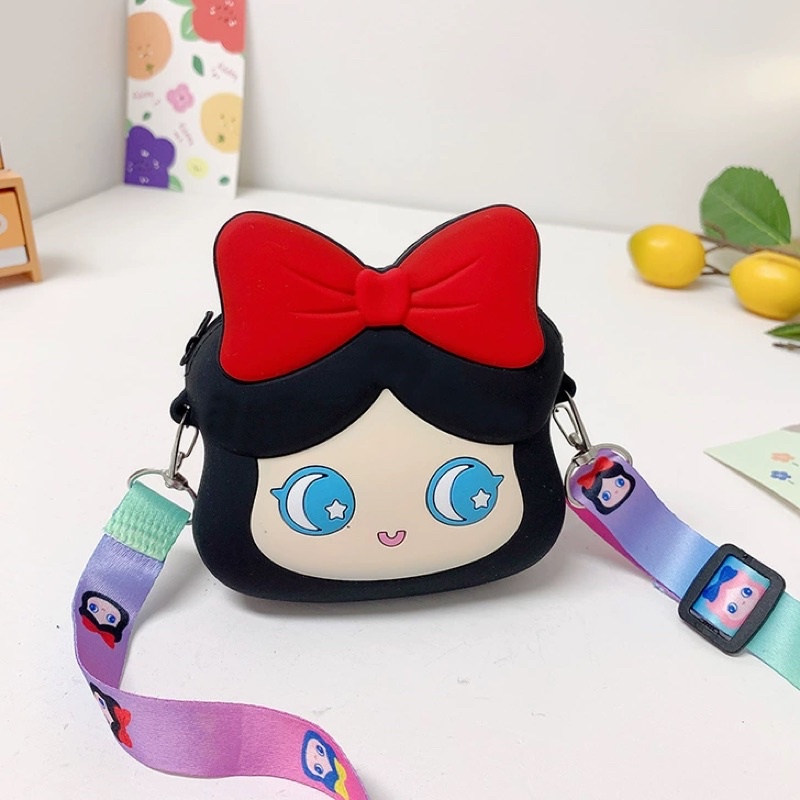 [SIZE MINI] Túi đeo chéo mini chất liệu silicon cho bé dễ thương phong cách Hàn Quốc