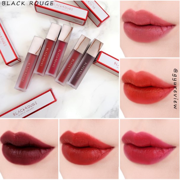 [Ver 7 + 6 + 5 + 4] Son kem Black Rouge Air Fit Velvet Tint | Thế Giới Skin Care
