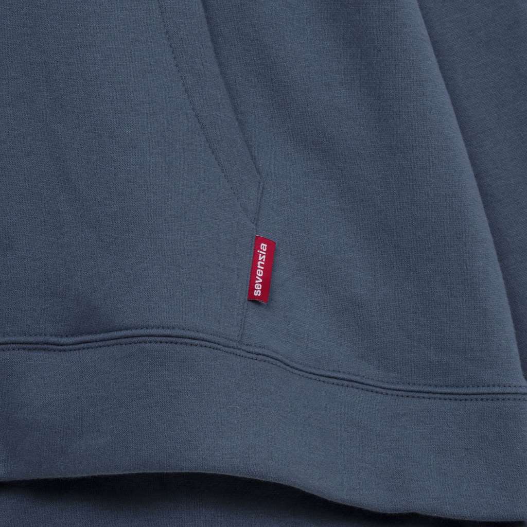 Áo khoác Zipper Hoodie &quot;SEVENZIA Signature&quot; - Bluestone