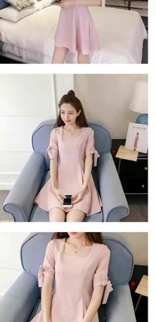 Đầm thiết kế nơ tay