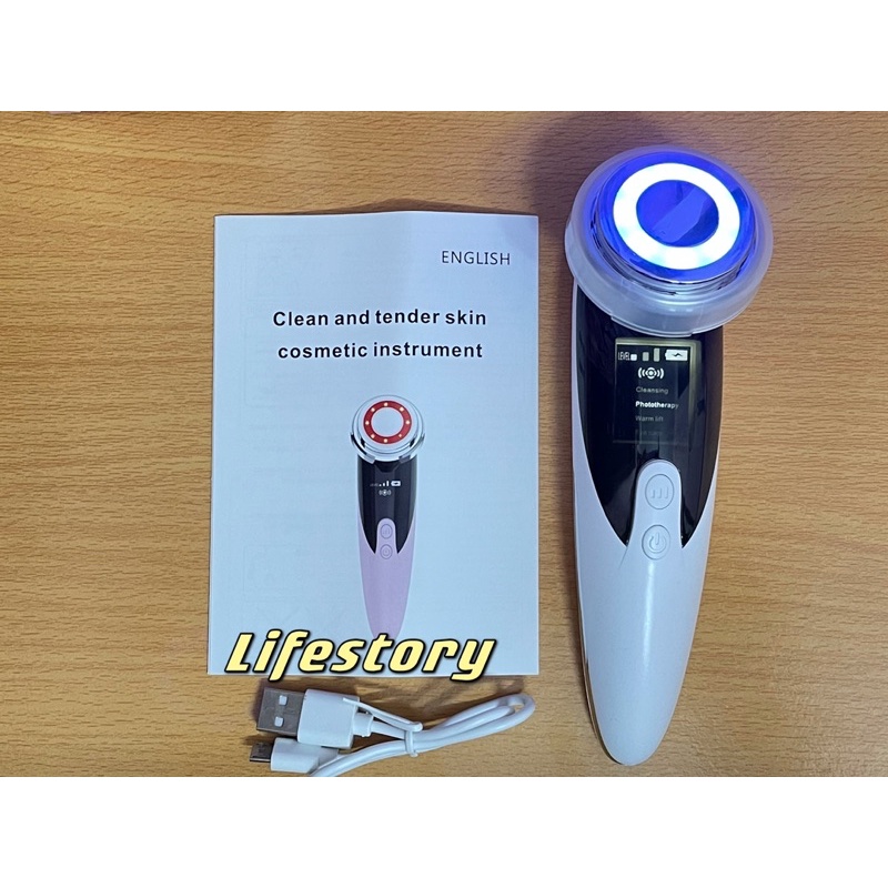 Máy Điện Di Đẩy Tinh Chất Massage Nâng Cơ Mặt, Máy Tẩy Trang (Hàng Nội Địa, Bảo Hành 6 Tháng)