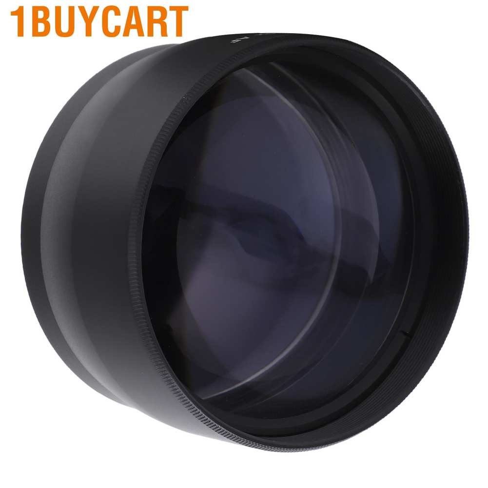 1buycart Universal 58mm 2X Telephoto Lens Teleconverter for Canon Nikon Sony Pentax Etc