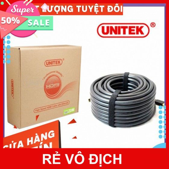 CÁP HDMI UNITEK DÀI 1M5 ĐẾN 12M CHUẨN 4K HỖ TRỢ 3D [HCM]