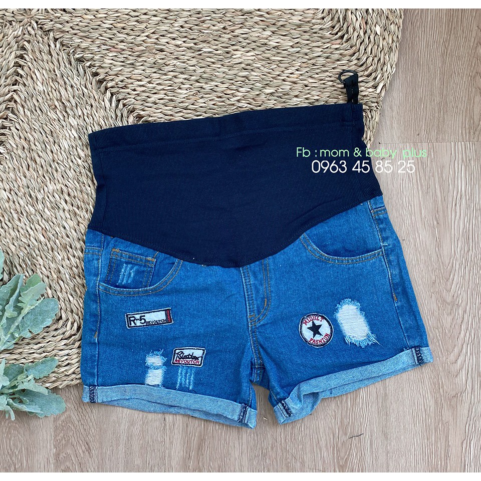 EVERMOM | Quần bầu bò có đệm bụng và chun điều chỉnh