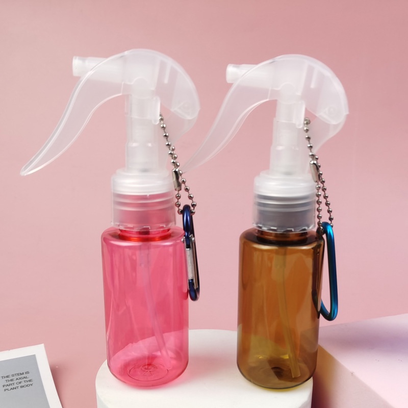 Chai chiết nước hoa mini 60ml có thể tái sử dụng kèm móc khóa tiện dụng