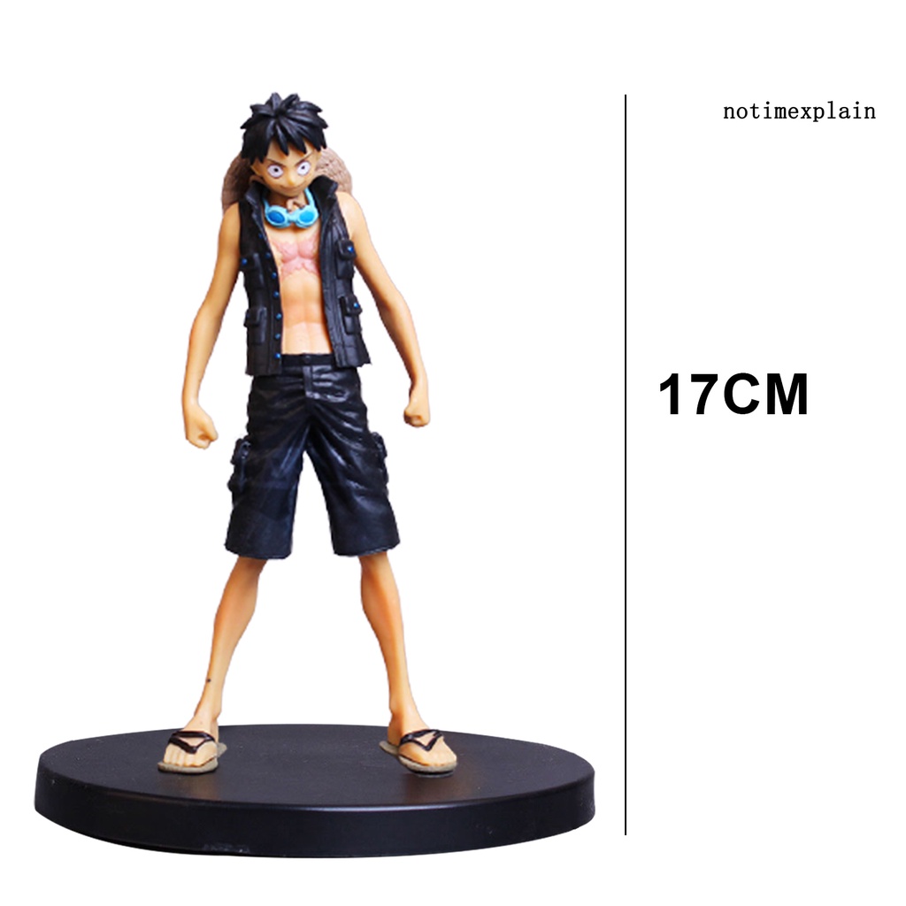 NTP Figure Model Anime One Piece Action Simulation PVC Luffy Roronoa Zoro Sanji Usoppu Miniature for Desktop