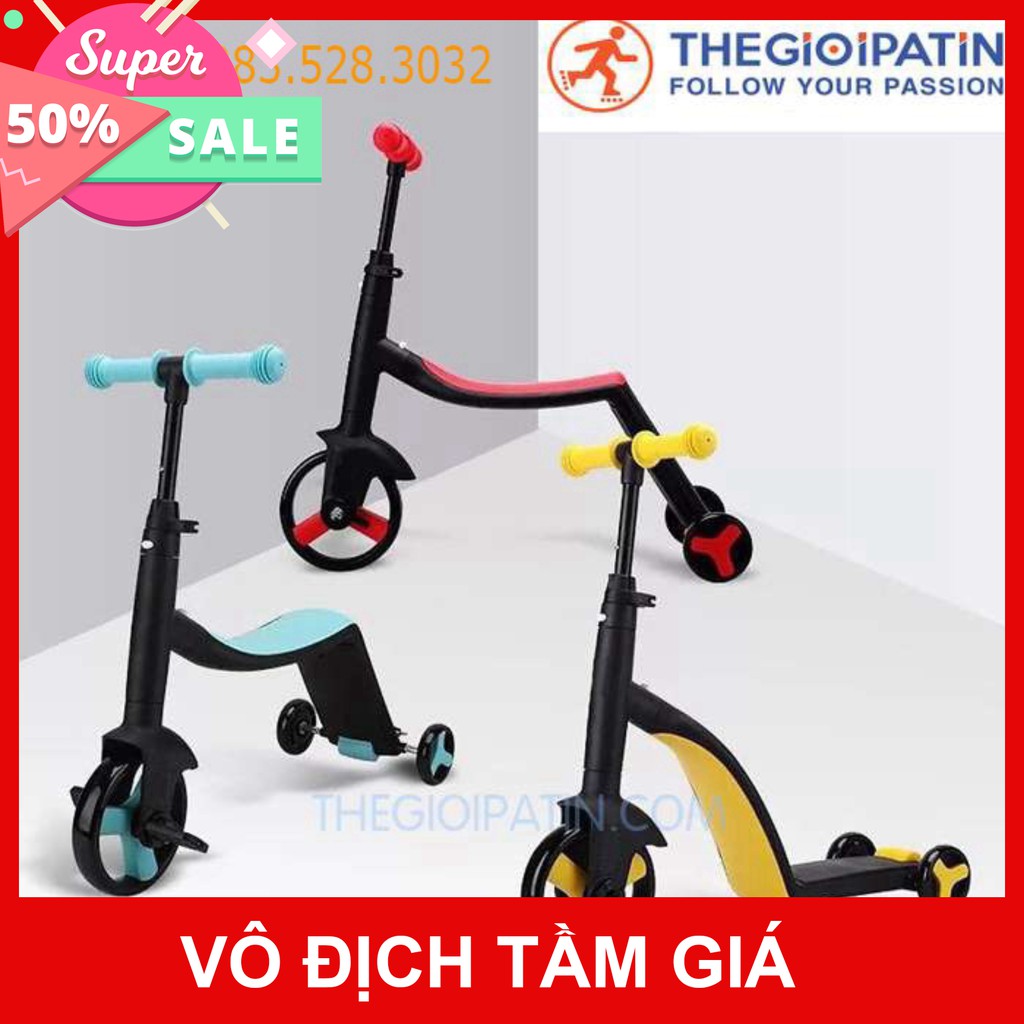 Xe scooter Nadle 3 in 1, xe scooter trẻ em cao cấp