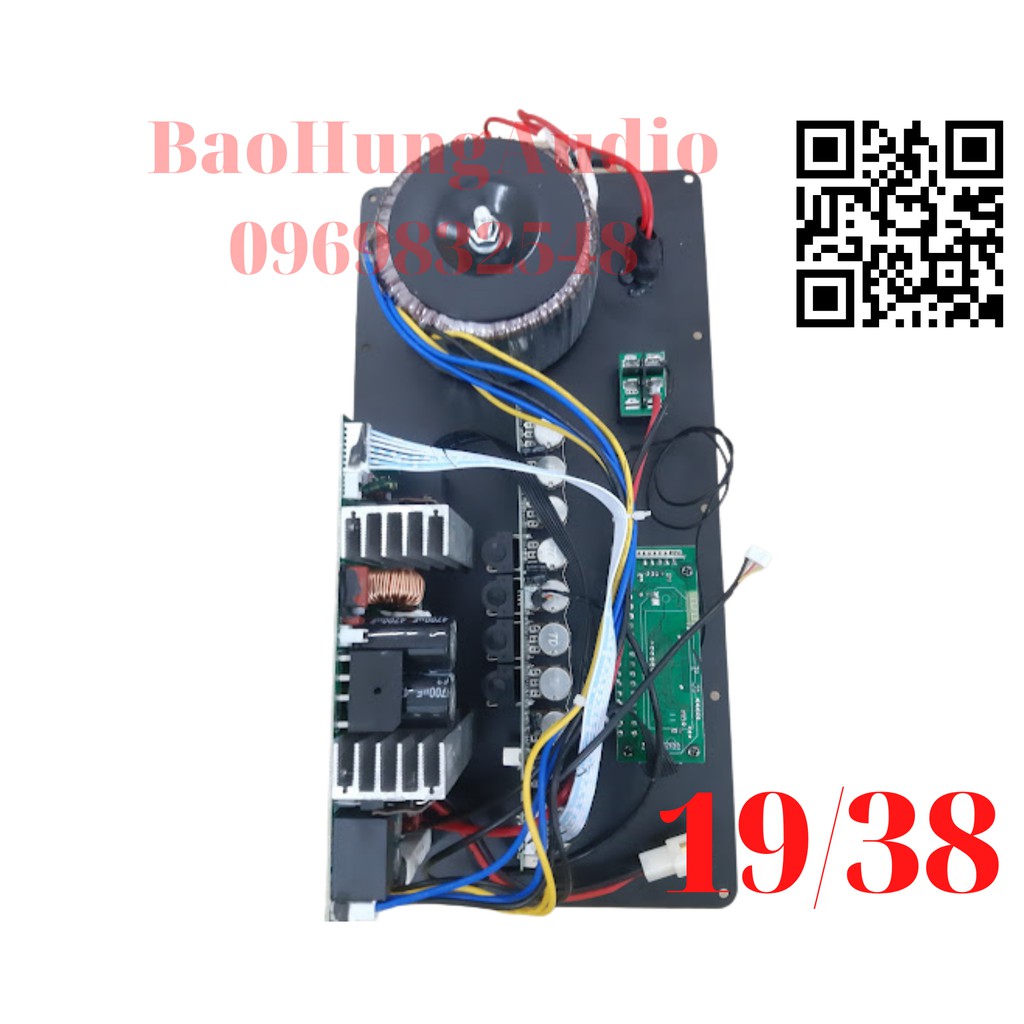 Bo mạch công suất lớn nguồn xuyến T20 19/38 chuyên lắp cho loa kéo đôi, loa kéo đơn 4 tấc 5 tấc.
