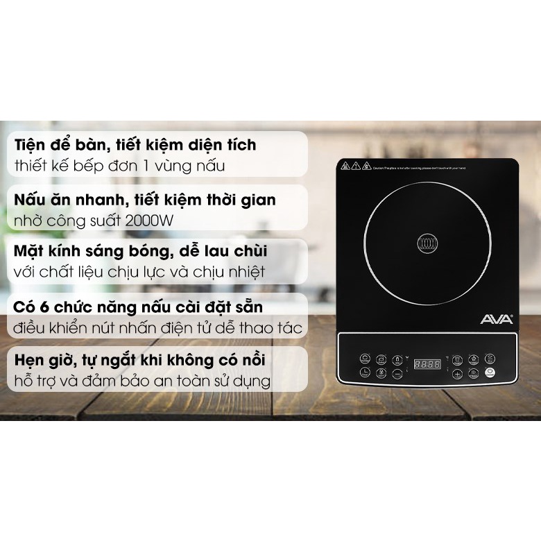 Bếp điện từ AVA ALP-DC88