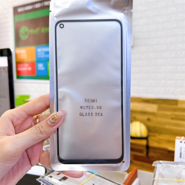 Kính ép OCA Xiaomi Redmi Note 9 5G / Mi 10X