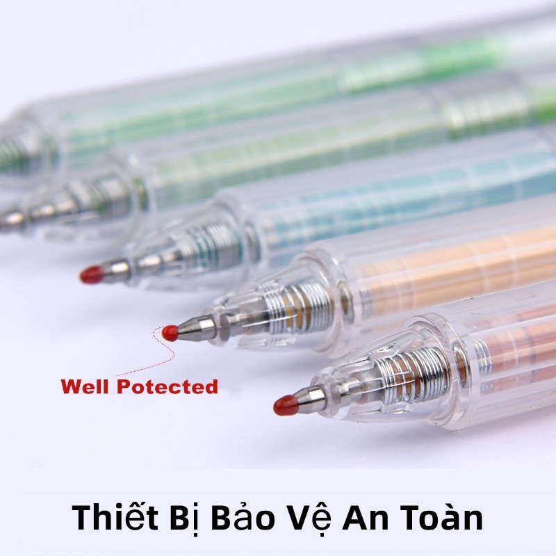 Set 9 Bút Mực Gel Nhiều Màu Sắc