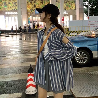Áo sơmi nữ kẻ
