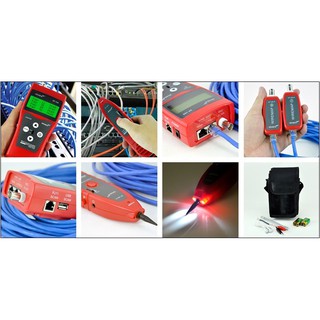 Máy test mạng đa năng NF-388 đo số mét cáp