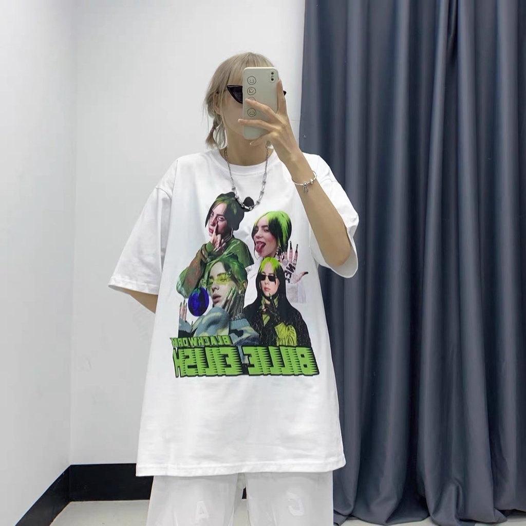 Áo phông Billie Eilish Bad Guy US UK thun co dãn unisex cryaotic10
