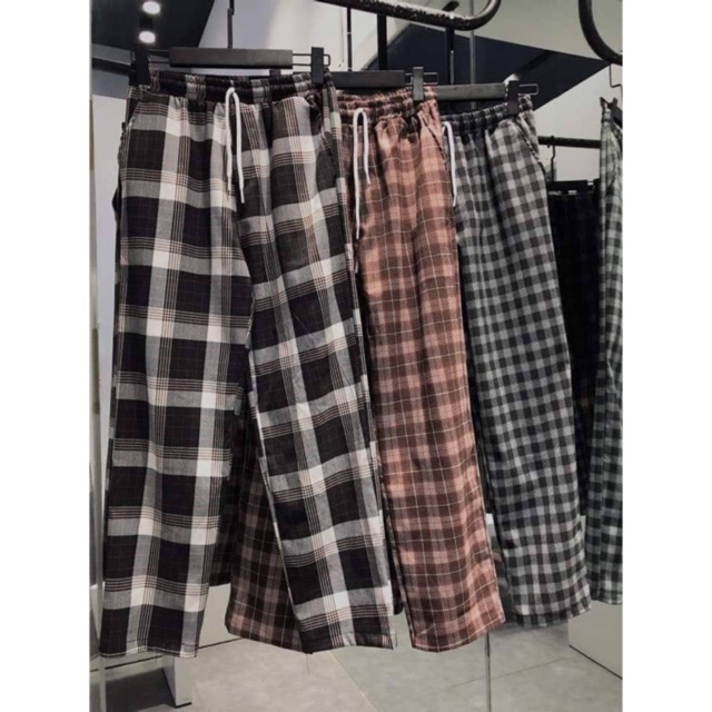 [Mã FADIRECT20 giảm 20K đơn 150K] Quần Caro Unisex (3 Màu) [ảnh thật