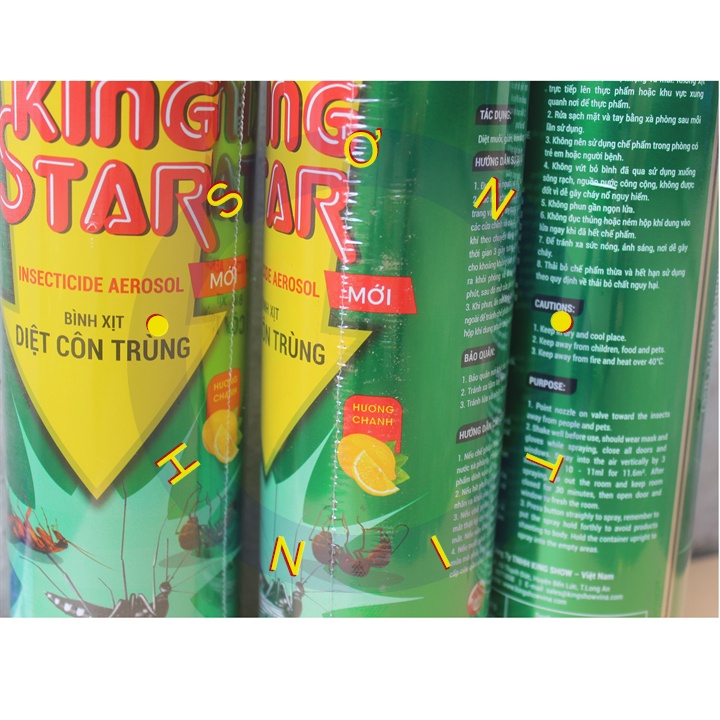 Xịt Muỗi Diệt Côn Trùng KingStar 600ml