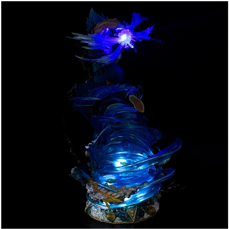 Mô hình Dragon Ball - Mô Hình Nhân Vật Vegito  3 Đầu Thay Thế Có Đèn Led 45cm Full Box