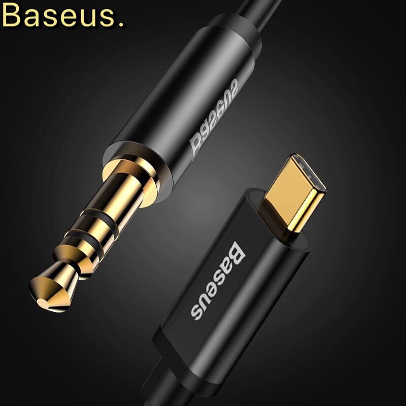 Cáp chuyển đổi type C sang jack 3.5 Baseus Cable Yiven Type-C male To 3.5 male Audio Cable M01