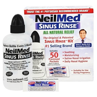 Muối Rửa Mũi Neilmed Sinus Rinse Chính Hãng Nội Địa Mỹ Sinus Rinse