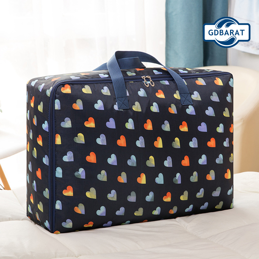 Túi Đựng Quần Áo Bằng Vải Oxford In Họa Tiết Hoạt Hình Dễ Thương