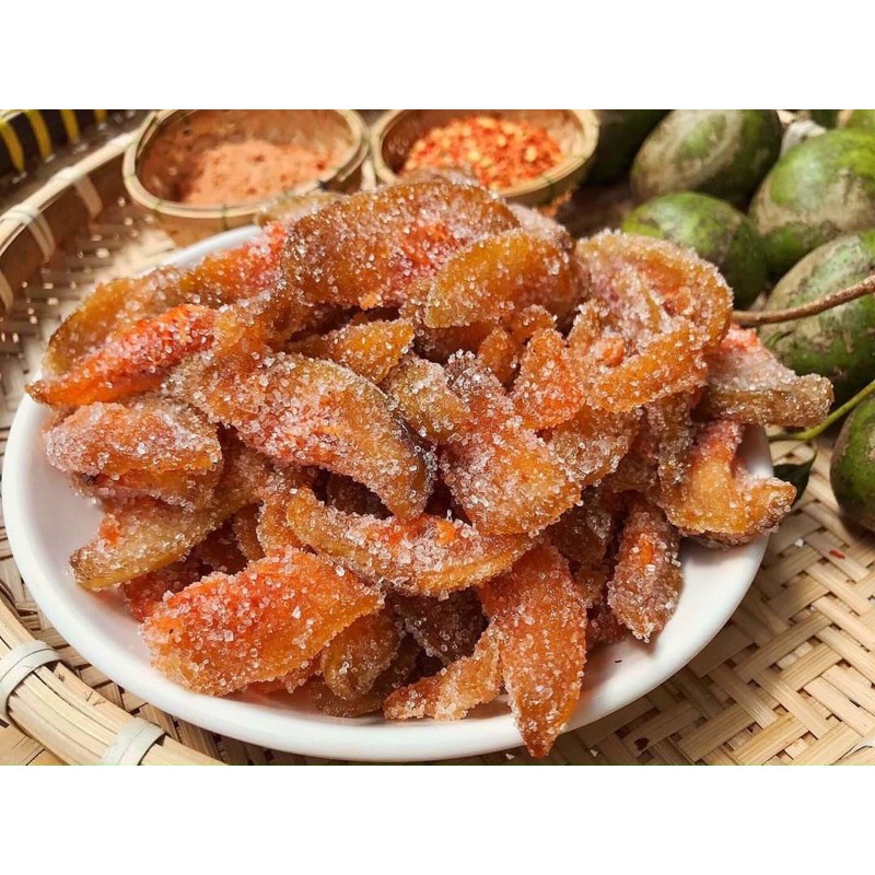 250G Mứt Cóc Cay Lắc Muối Ớt - siêu ngon đáng dùng thử
