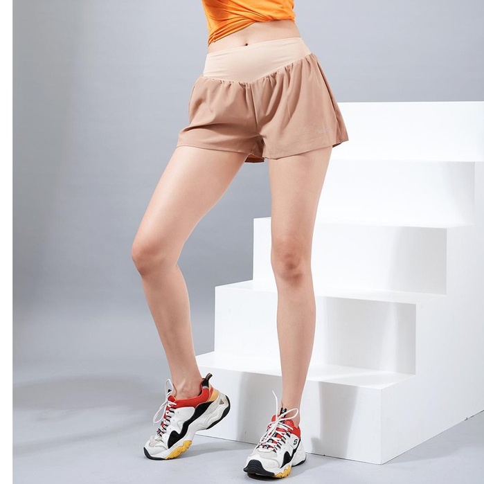 Quần Short 2 Lớp Tập Gym Yoga Nữ Icado AT3