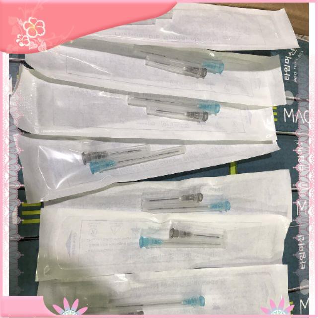 【Hàng sẵn sàng】 Kim 23G 25 G 27 Gkim caluna tiêm filler mặt body mông xóa nhăn thâm quần mắt