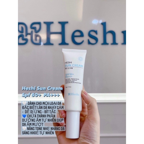 kem chống nắng Heshi