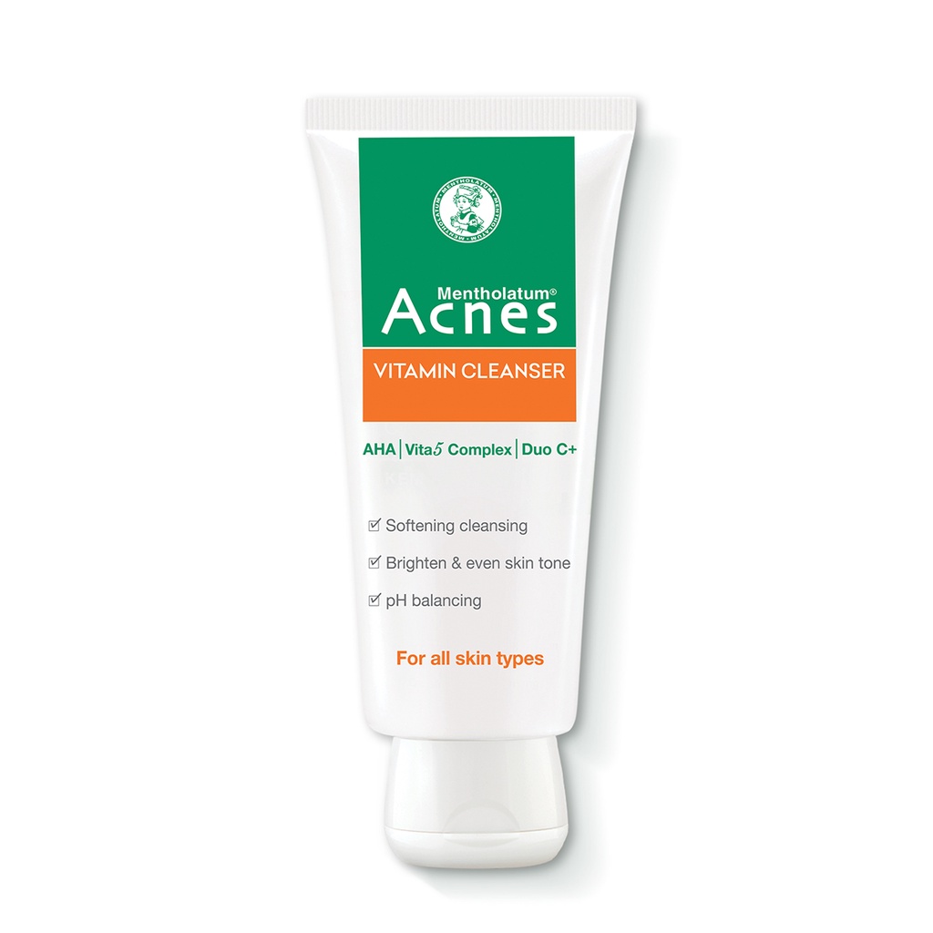 Kem rửa mặt vitamin Acnes Cleanser 100g