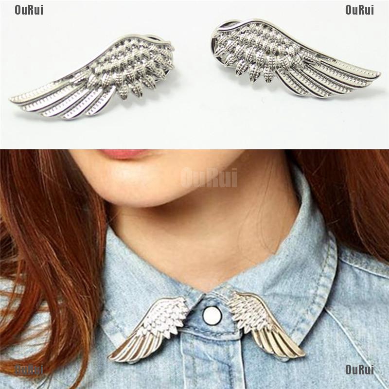 Bộ 2 Ghim Cài Áo Hình Đôi Cánh Thời Trang