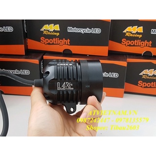 Đèn trợ sáng L4X T6 kính tím MA Racing