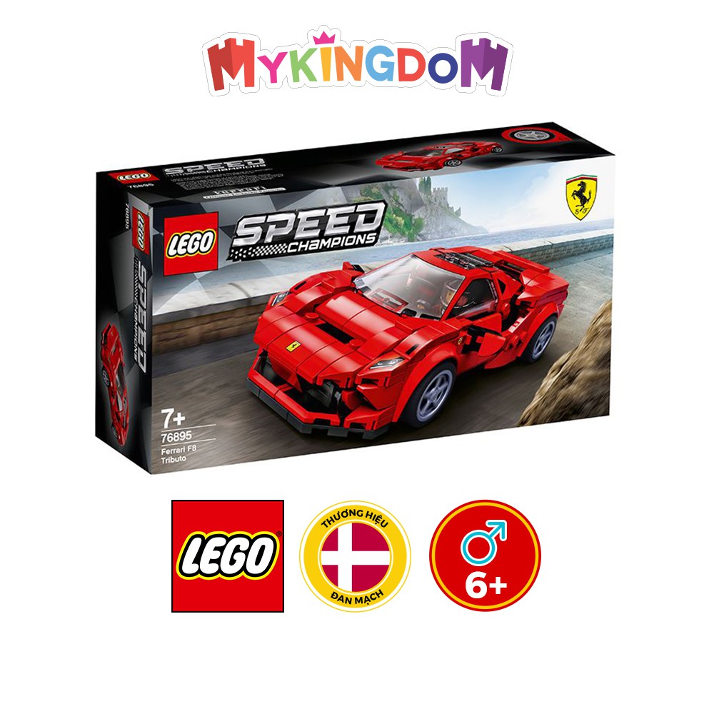 [Mã LIFEUPALL50K giảm 50K đơn 200K] LEGO® 76895 Siêu Xe Ferrari F8 Tributo