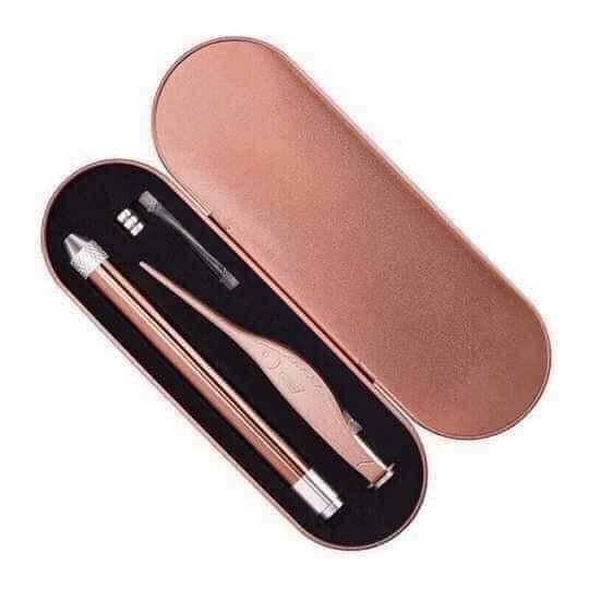 Đèn ngoáy tai có đèn - Bộ 2 dụng cụ ngoáy tai cao cấp có đèn an toàn (kèm hộp)