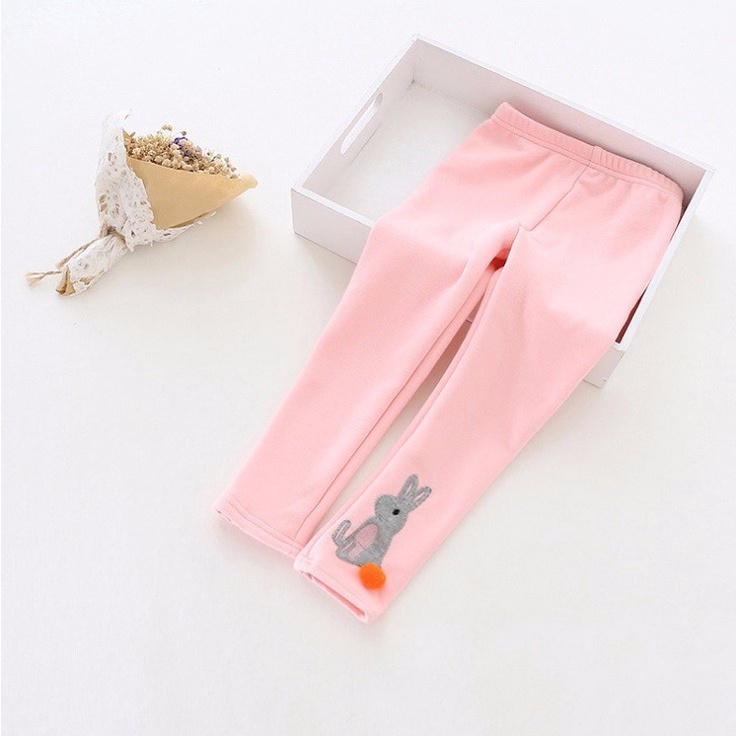 CC199 Quần legging lót nỉ bé gái mặc mùa đông hàng nhập