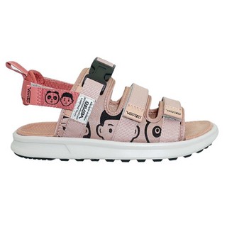 Giày Sandal Vento Nb80 quai ngang họa tiết hồng be