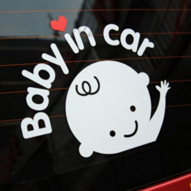 Giấy Dán Xe Hơi In Chữ Baby In Car