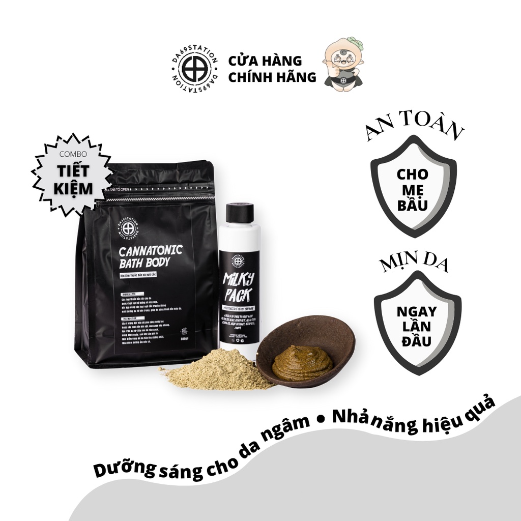 CANNATONICs - combo dưỡng trắng handmade