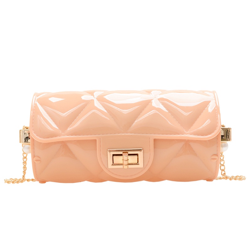 Túi Đeo Chéo mini Hình Trụ Họa Tiết Hình Thoi Thời Trang Mùa Hè 2022 Cho Nữ