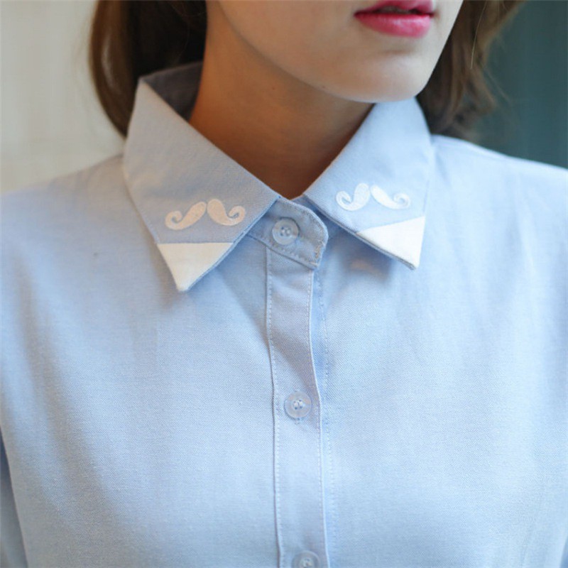 FREESHIP ĐƠN 99K_ Áo Sơ Mi Công Sở Nữ Tay Dài Phong Cách Hàn Quốc