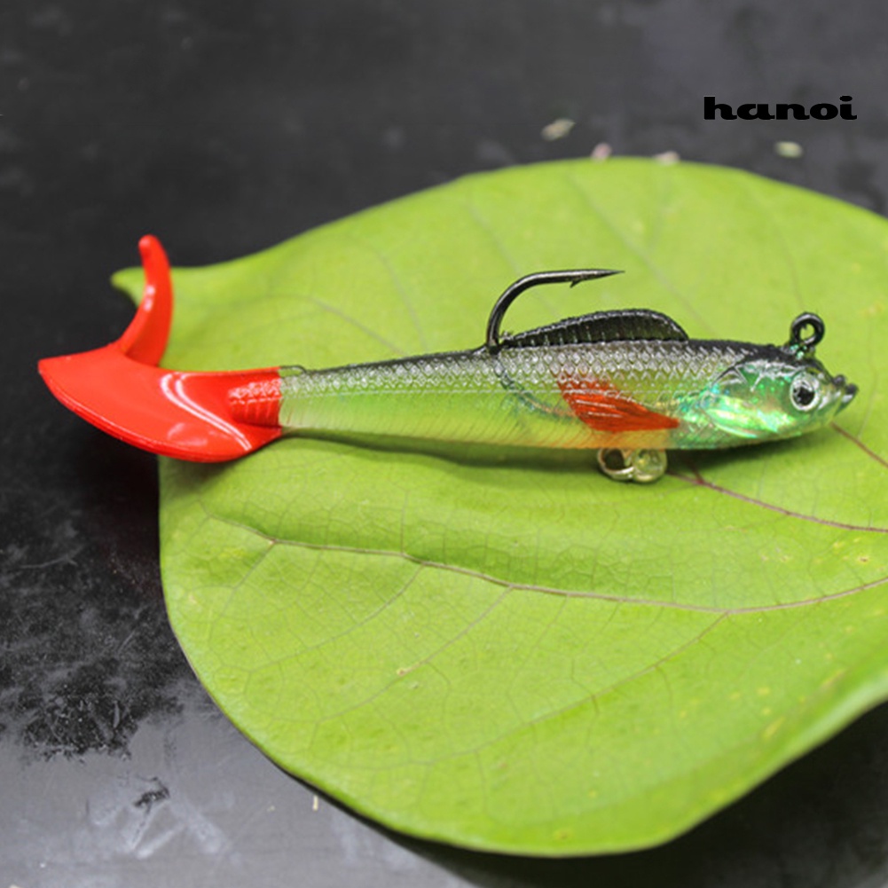 Bộ 2 Mồi Câu Cá Giả Mềm Mại 9cm 9.5g