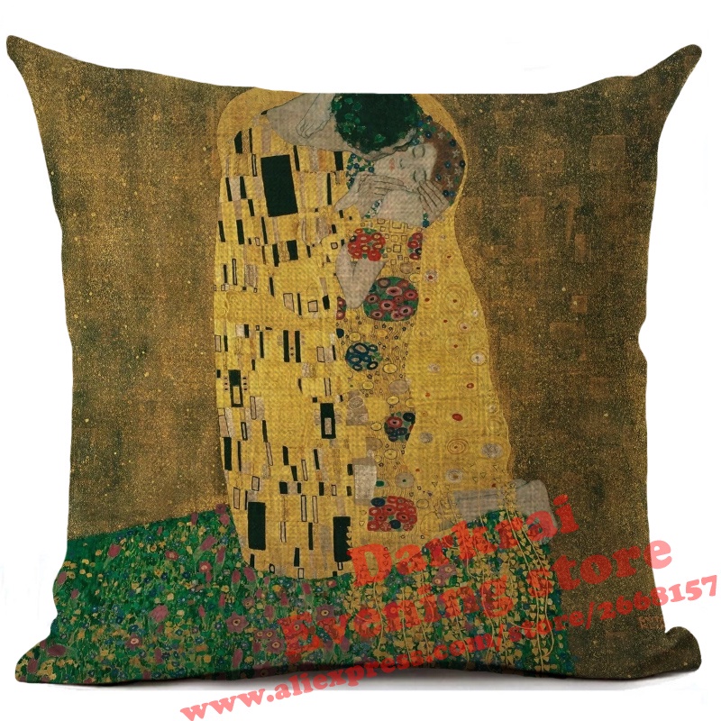 Vỏ Gối In Hình Tranh Sơn Dầu Mona Lisa Phong Cách Phục Hưng Trang Trí Nội Thất