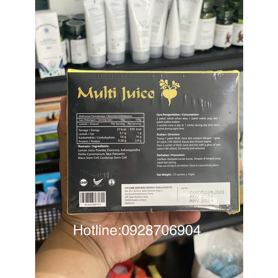 Nước trái cây hỗn hợp MULTI JUICE (XUẤT XỨ MALAYSIA)