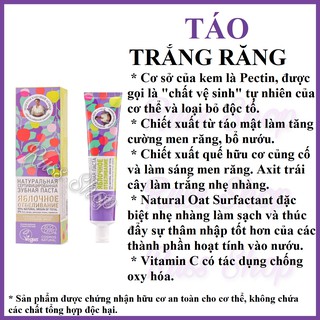 Kem đánh răng hữu cơ Agafia