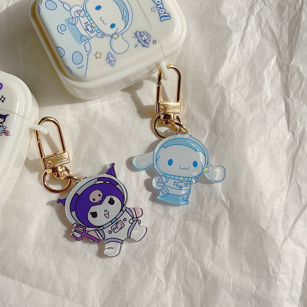 Vỏ Bảo Vệ Hộp Sạc Tai Nghe compatible AirPods3 Pro compatible AirPods3 Pro Họa Tiết Chú Chó Cinnamon Hai Mặt Dễ Thương