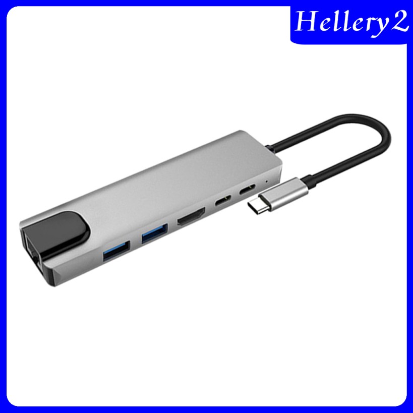 Bộ Chuyển Đổi 6 Trong 1 Usb 3.1 Sang 4k Hdmi Usb 3.0 Pd Rj45 Cho Macbook Pro | BigBuy360 - bigbuy360.vn