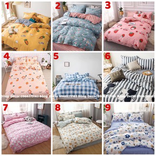 Bộ Chăn Ga Gối Cotton Poly Hàng Nhập Khẩu Chăn Chần Bông Các Mẫu Mới Nhất