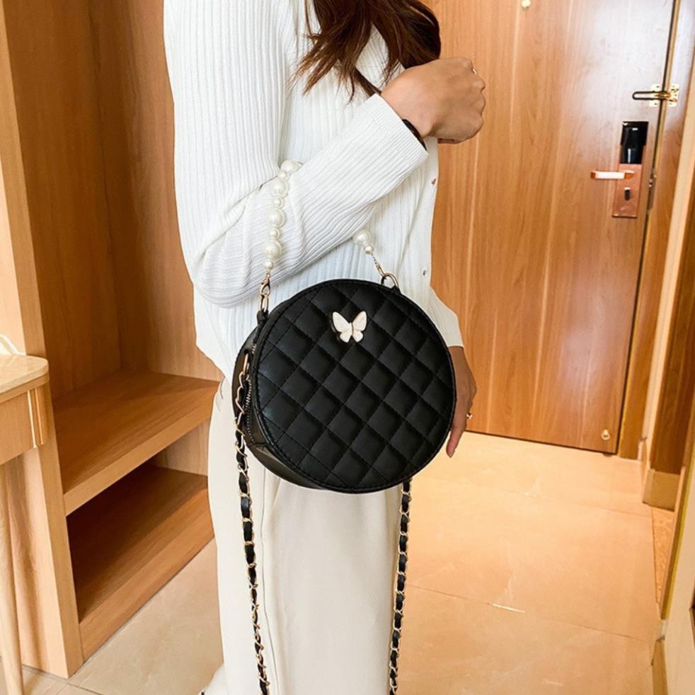 Túi xách nữ dáng tròn dây chuyền TX011 TX798 | BigBuy360 - bigbuy360.vn