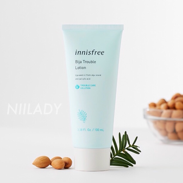 (HSD 29/11/2023) Sữa dưỡng Innisfree Bija Trouble Lotion