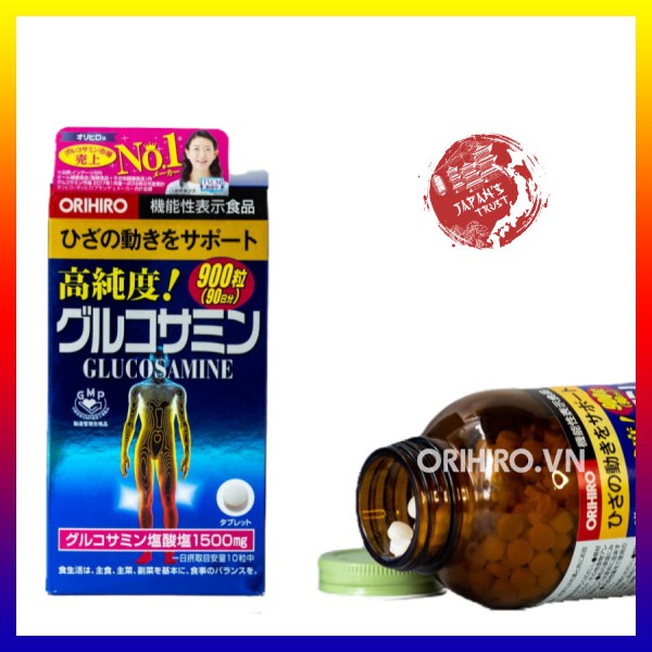 Viên uống bổ xương khớp Glucosamine Orihiro 900 viên
